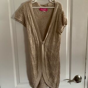 Say What? Tan Shrug Cardigan